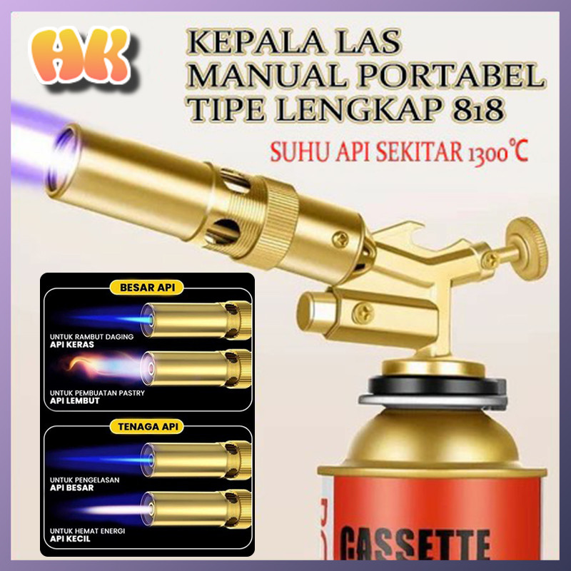 Jual UneedTools Flame Gun Gas Torch Portable Kepala Gas Blow ...