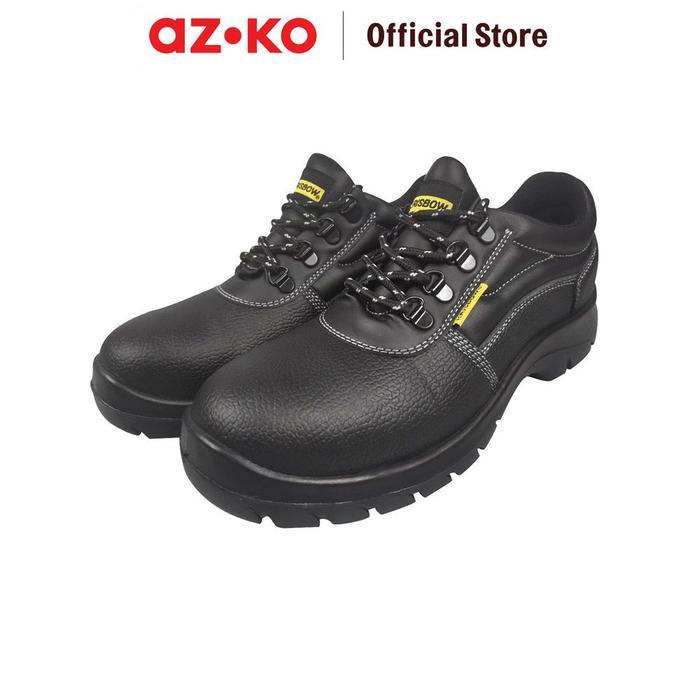 Jual AZKO Krisbow Ukuran 40 Argon Sepatu Pengaman 4 Inci - Hitam Sepatu ...