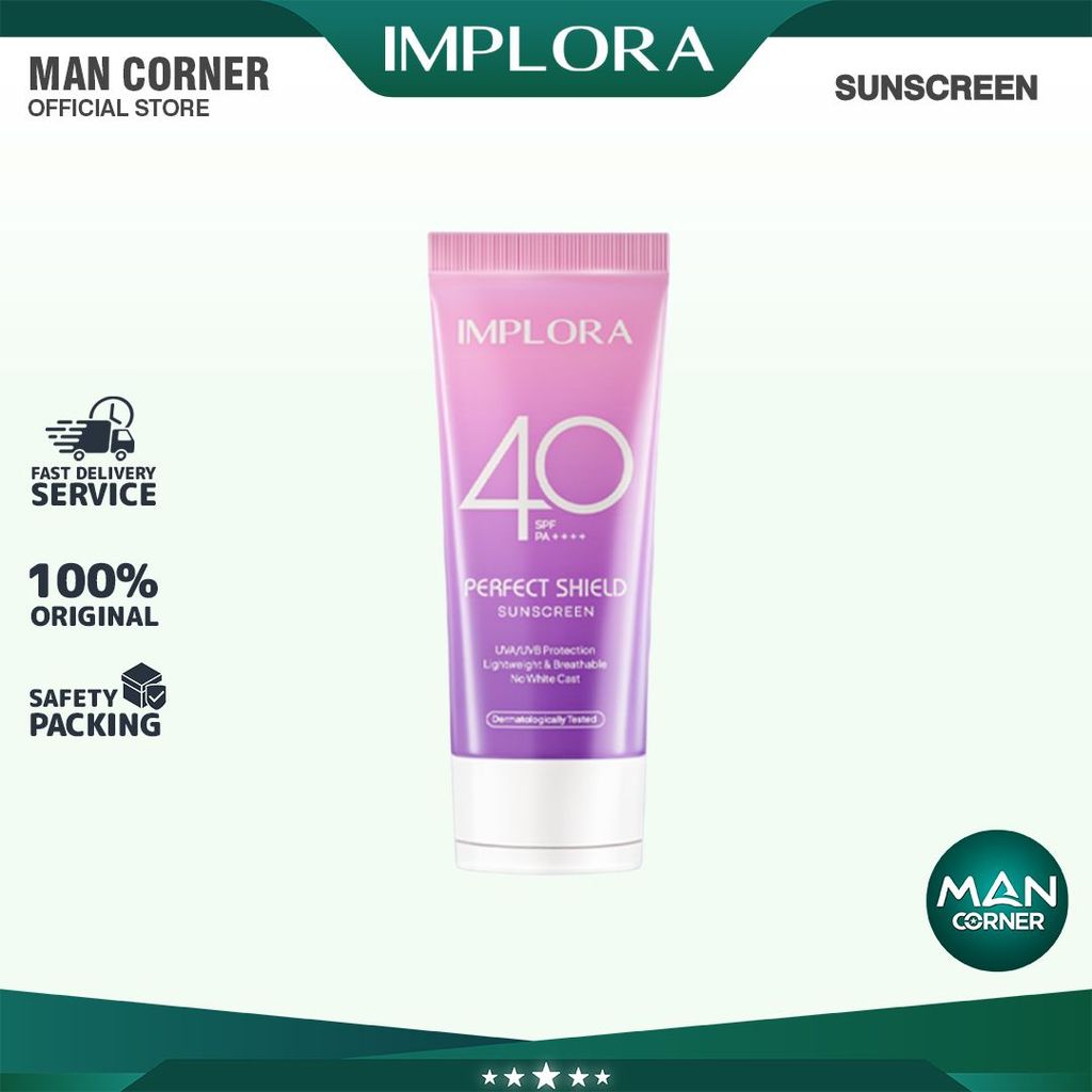 Jual Implora Perfect Shield Sunscreen SPF 40 PA++++ 25ml | Man Corner ...