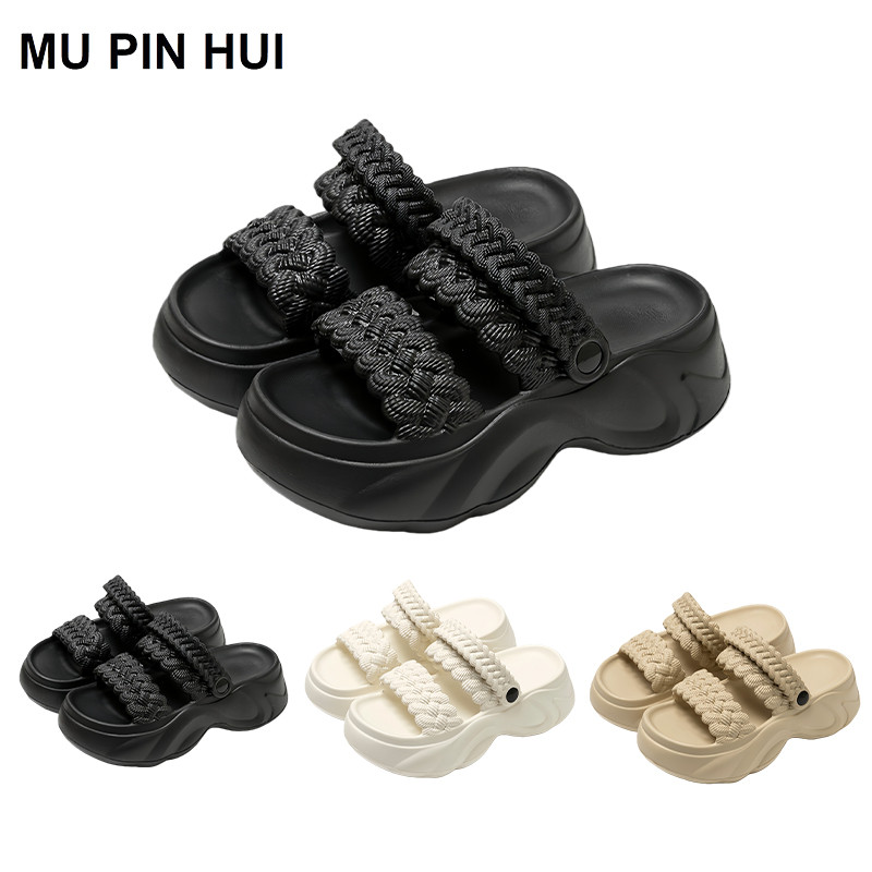 Jual MU PIN HUI Sandal wanita Tinggi 6cm EVA Anti Slip Tahan Air Model ...