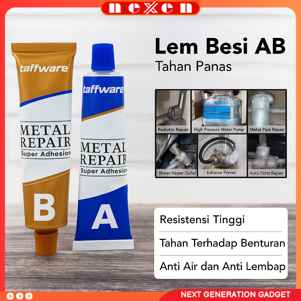 Jual Lem Besi AB Tahan Panas Multifungsi Industrial Repair Glue - SW-15 ...
