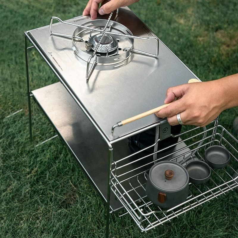 Jual Camping Folding Stove Table IGT System Stainless Steel Picnic ...