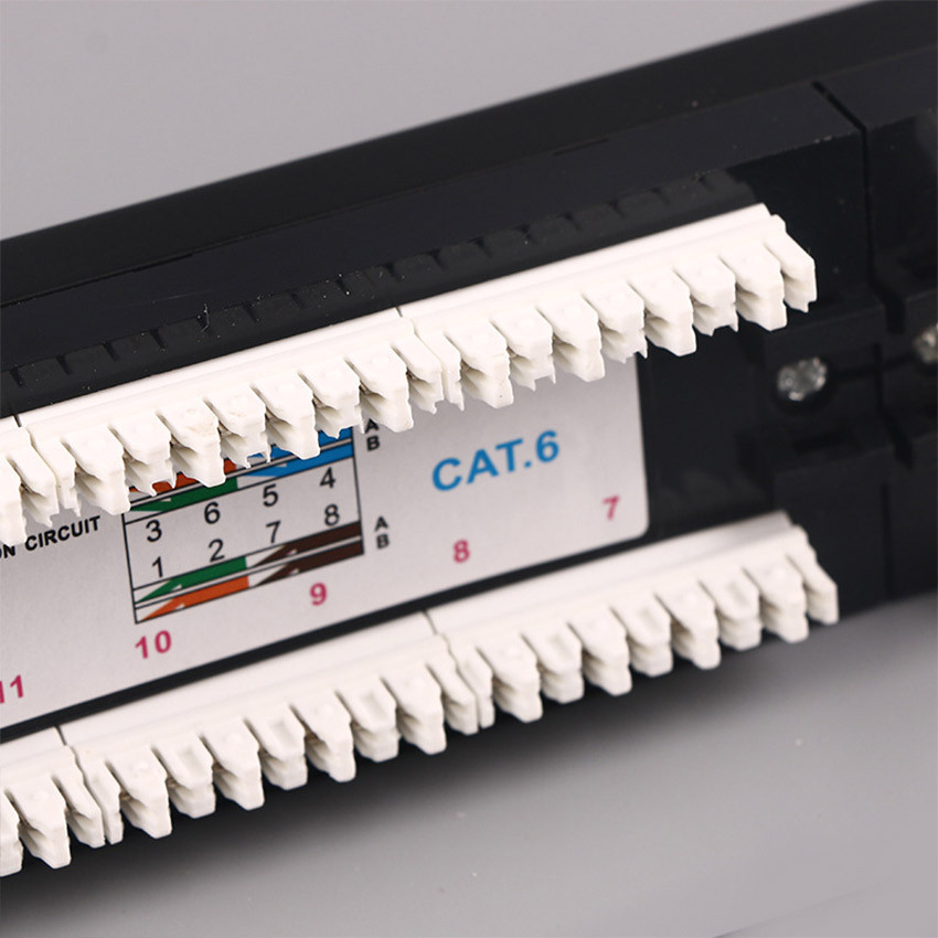 Jual Patch Panel Jaringan 24 Port Cat6 Modular / Rack Mounted 1U ...