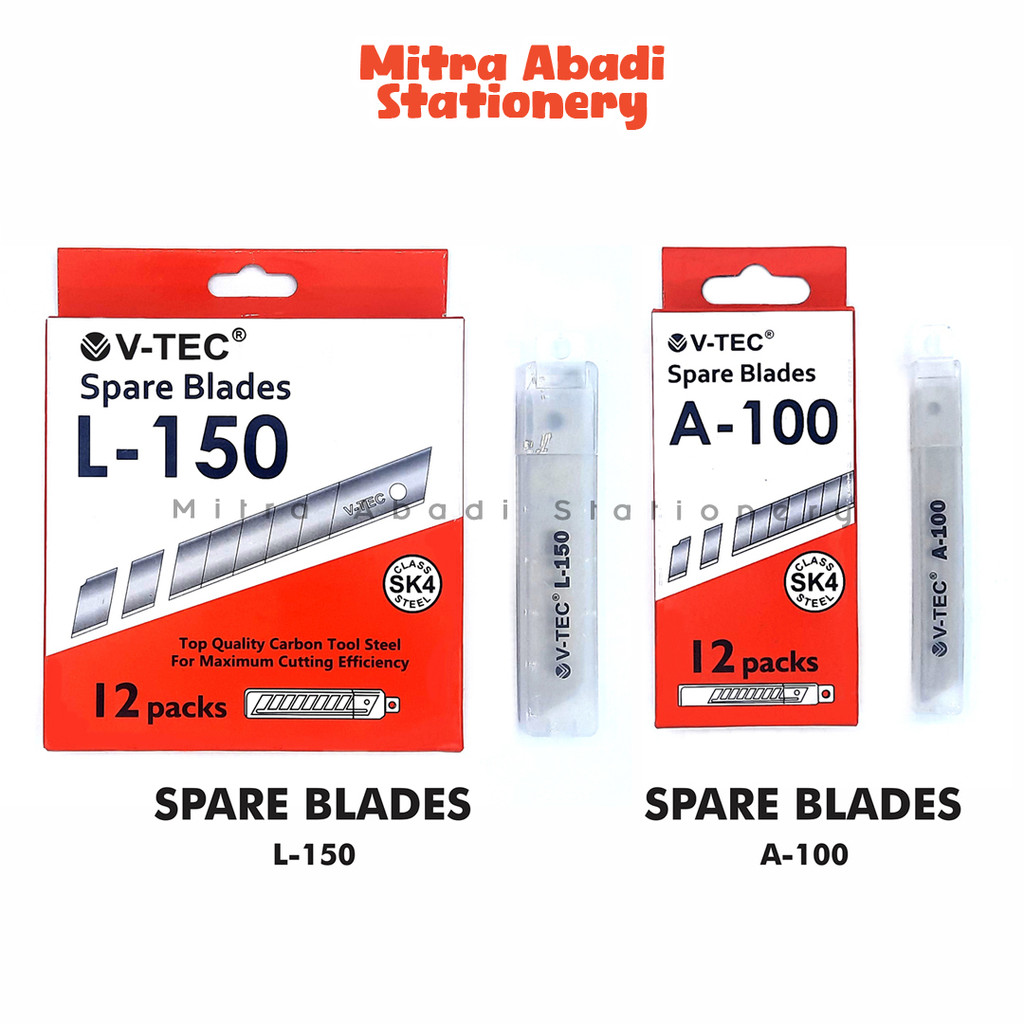 Jual (1 PCS) ISI CUTTER VTEC / L150 A100 REFIL ALAT PEMOTONG BESAR ...