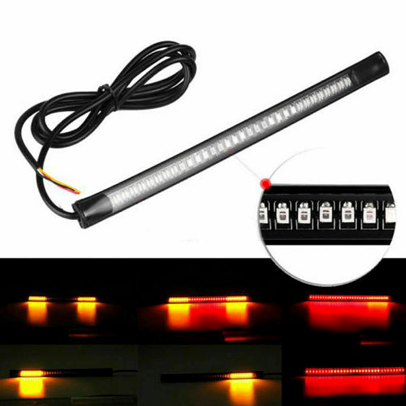 Jual 12v 1PCS Flexible 48 SMD LED Strip Motorcycle Tail Light Soft ...