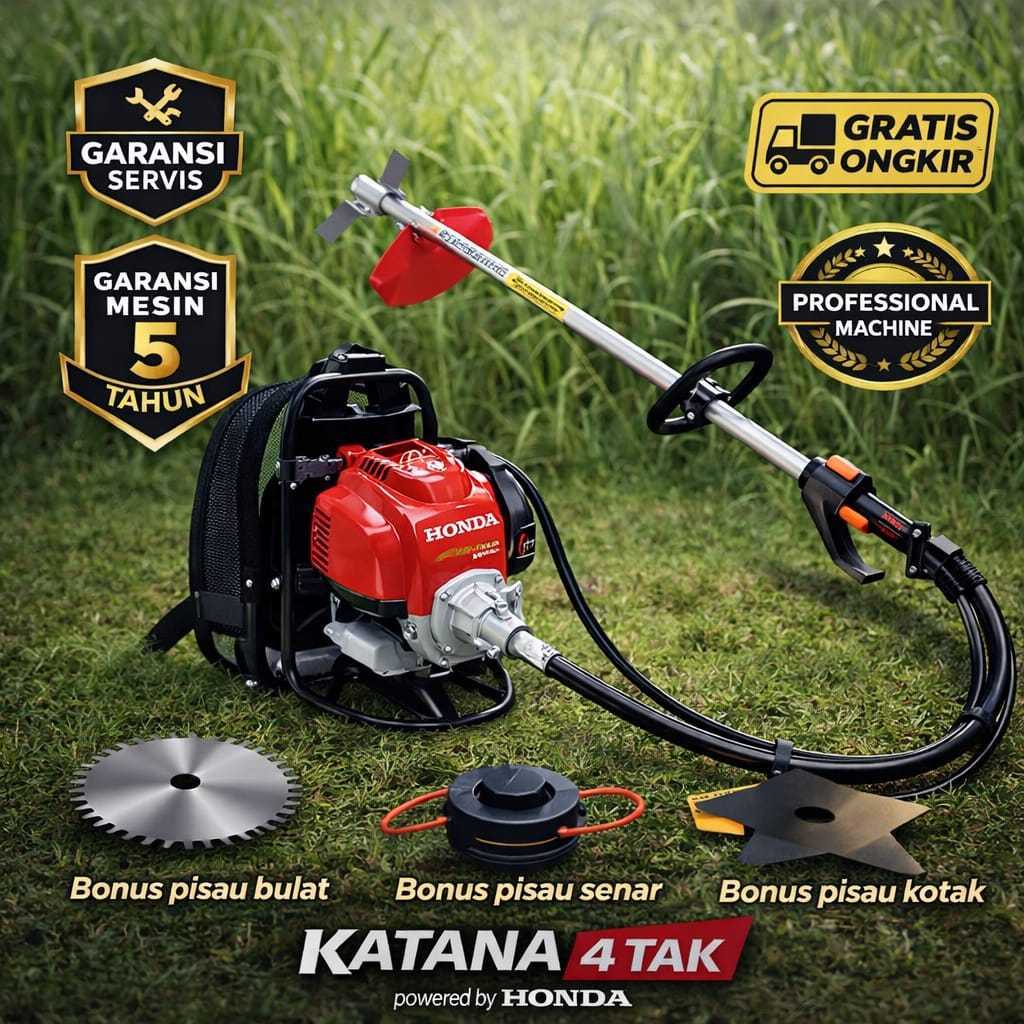 Jual Mesin Potong Rumput Gendong 4 Tak Brush Cutter Mesin Potong Rumput ...