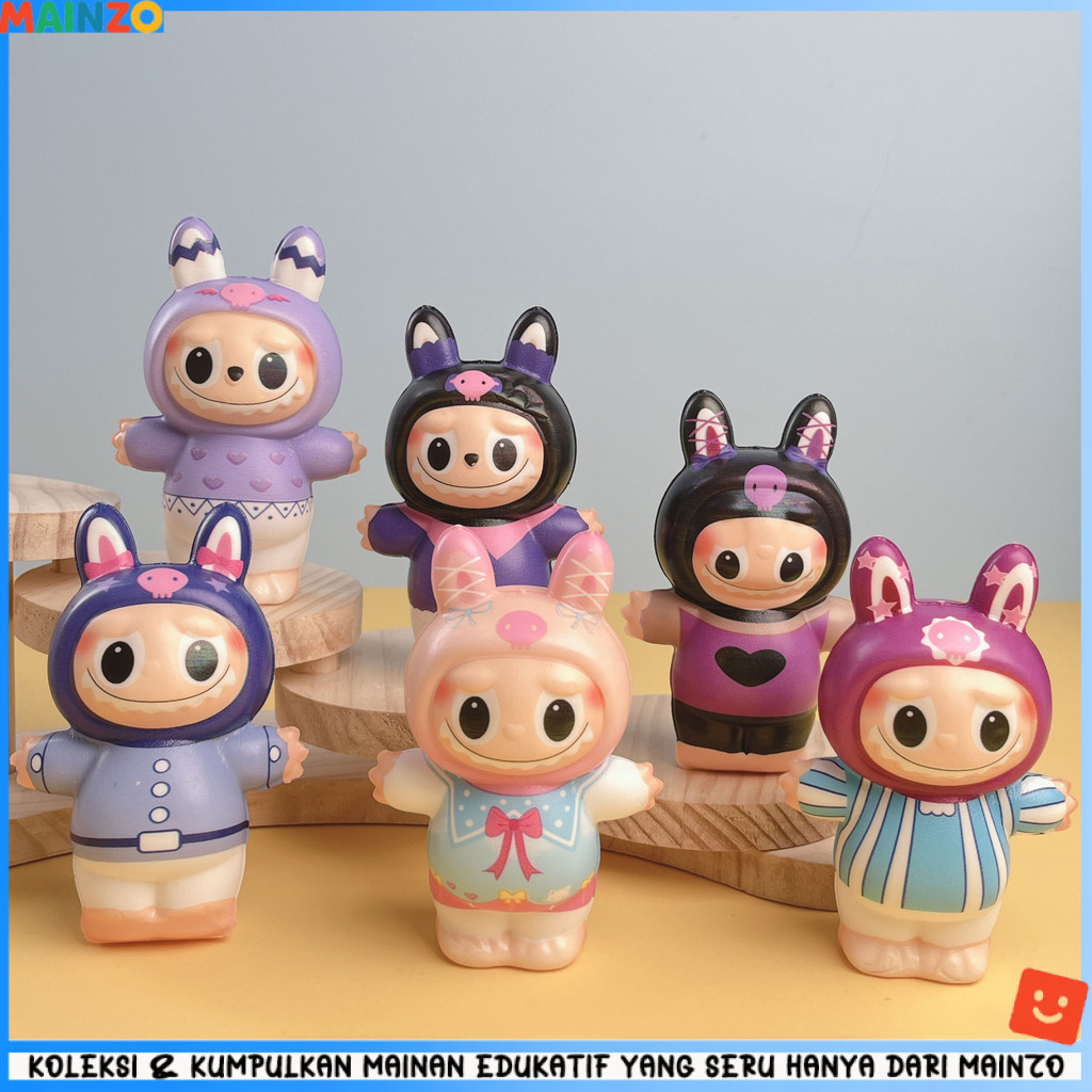 Jual Mainan Squishy Karakter Labubu Yang Lucu Dan Imut / Mainan ...
