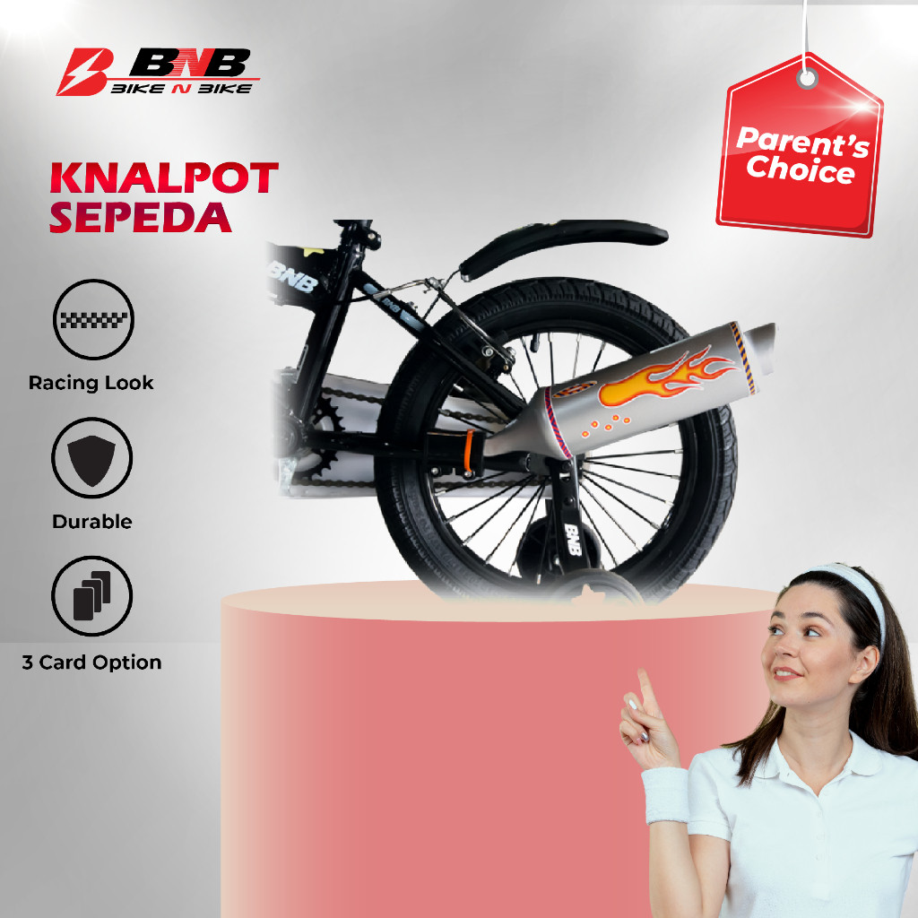 Jual BNB Turbospoke Knalpot Racing Sepeda Terbaik Untuk Sepeda Anak ...