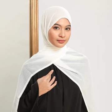 Lozy Hijab Pashmina Voal Mima Shawl (Pashmina Bahan Arabian Voal)