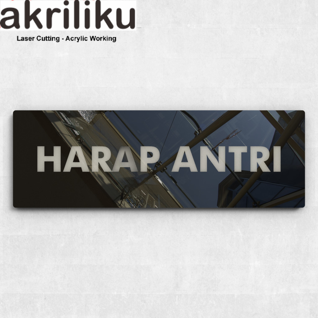 Jual Akrilik Signboard/signage/warning Sign 