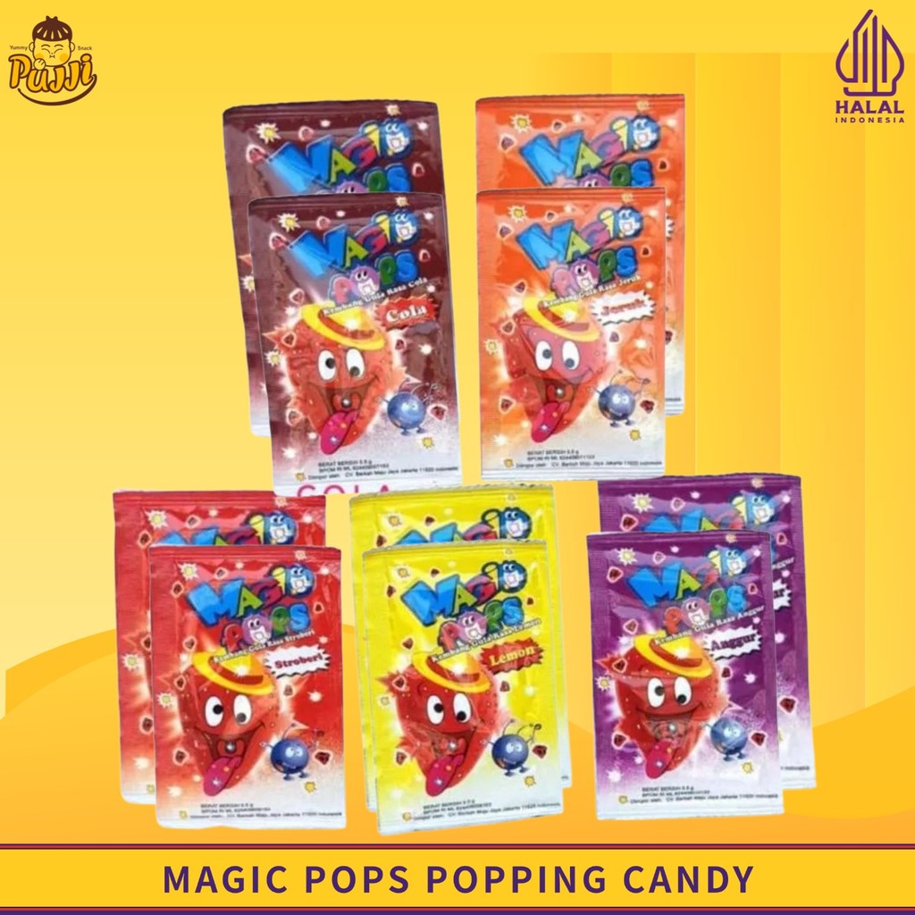 Jual Magic Pop Permen / Kembang Gula sensasi meletup-letup rasa ...
