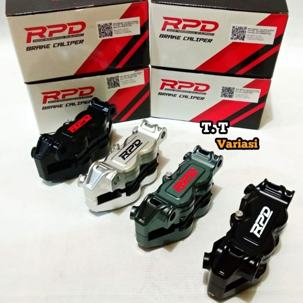Jual Kaliper Rem RPD Radial Depan Kiri Dan Kanan 4 Piston | Shopee ...