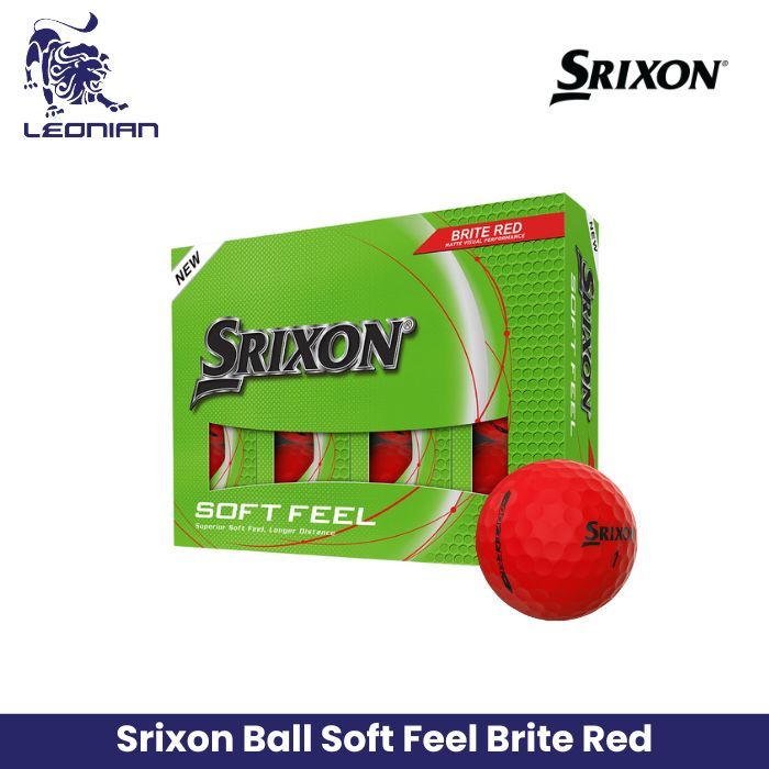 Jual Srixon Soft Feel Brite Red Golf Balls | Shopee Indonesia