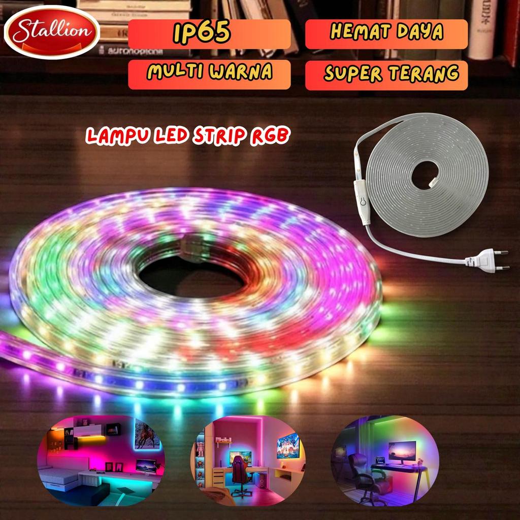 Jual Lampu Warna Warni Strip RGB Led SMD 2835 Paket Lengkap Langsung ...