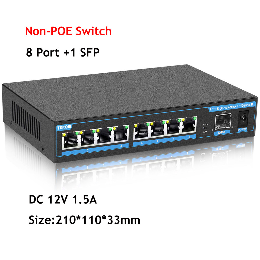 Jual TEROW 96 Port 25G POE Switch Gigabit Switch Ethernet Network ...