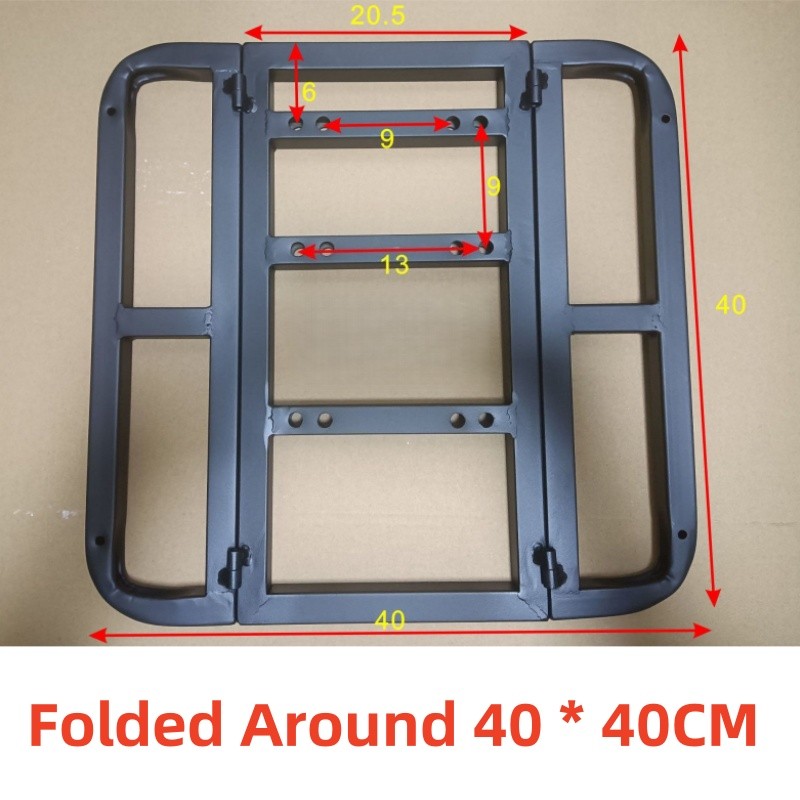 Jual Universal Bike Rack Foldable Rear Shelf Motorcycle Scooter Luggage ...