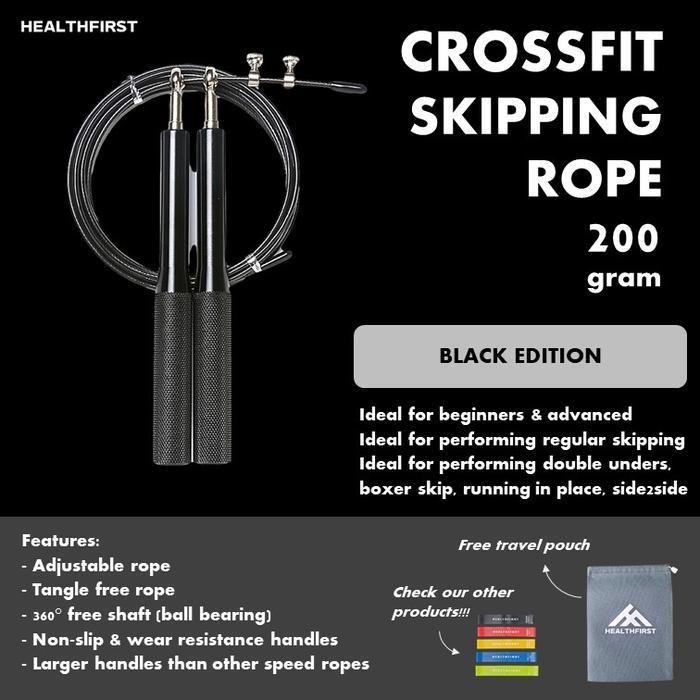 Jual CoDlukak CrossFit Speed Jumping Rope HealthFirst Premium | Tali ...