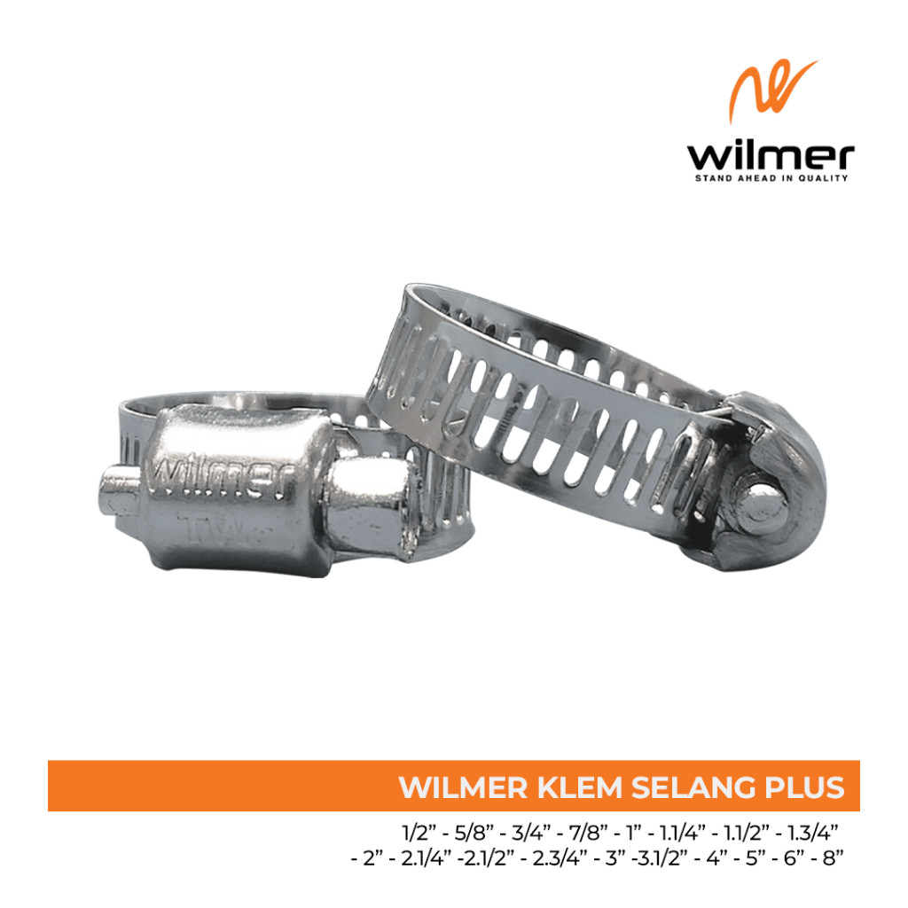 Jual WILMER Klem Selang Stainles Steel Plus - Klem Stainless Steel ...