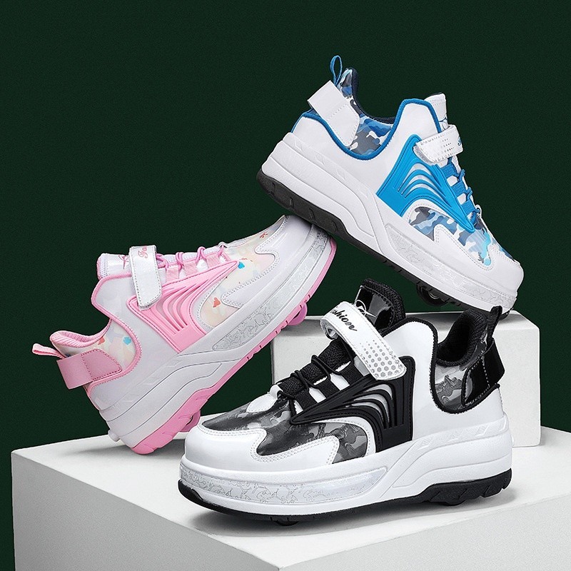 Jual Sepatu Roda Heelys Anak Dewasa Bermain Unik Sepatu Rage Four Wheel ...