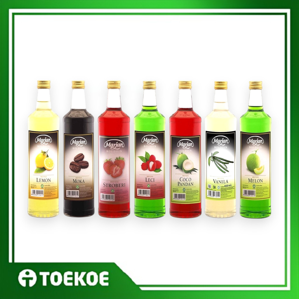 Jual TOEKOE Sirup Marjan Boudoin 460ml Semua Varian Rasa (WAJIB CO ...
