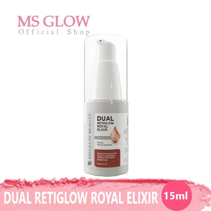 Jual MS GLOW - DUAL RETIGLOW ROYAL ELIXIR 15 ML Serum Elixir Booster ...