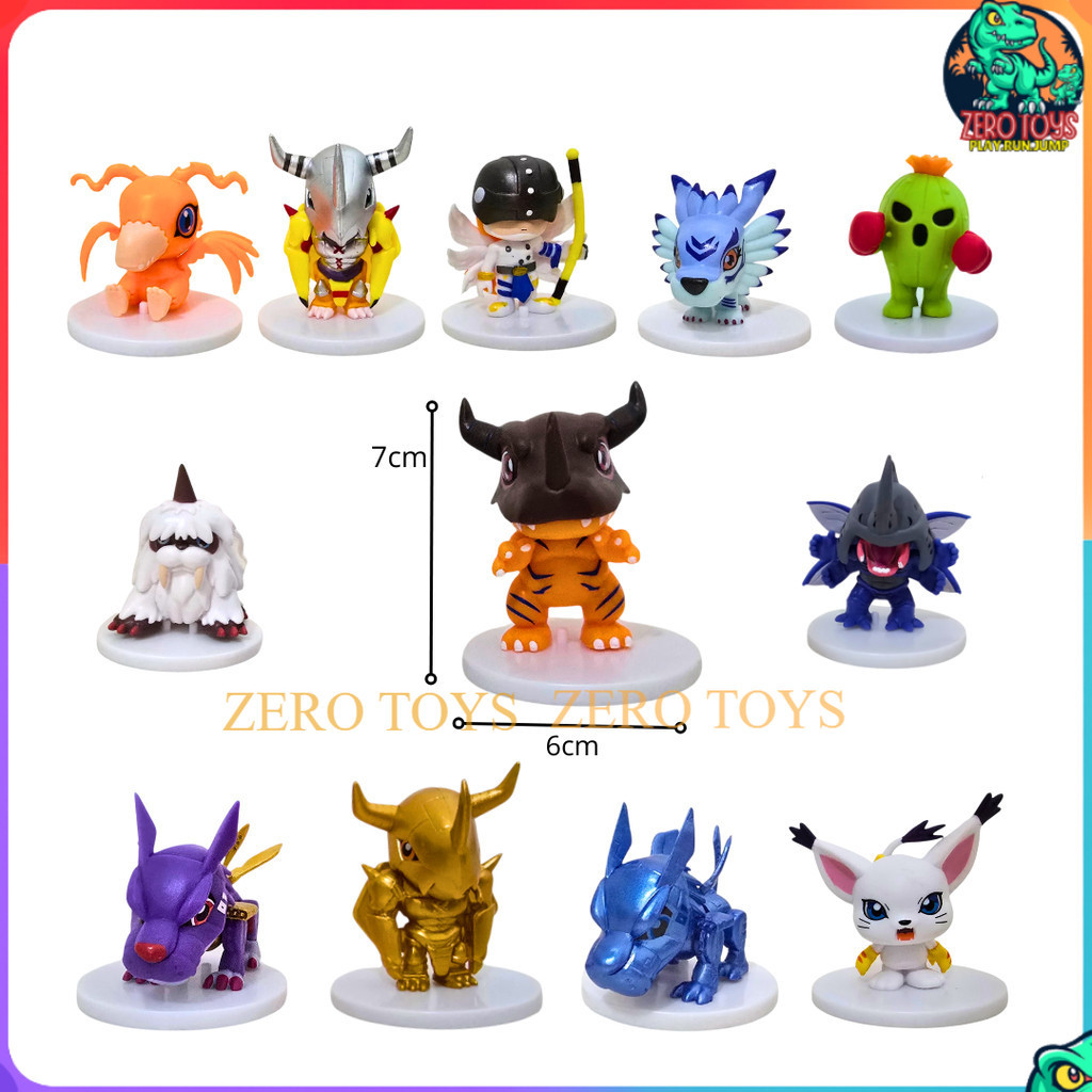 Jual Action Figure DIGIMON Mainan Miniatur Digital Monster Chibi ...