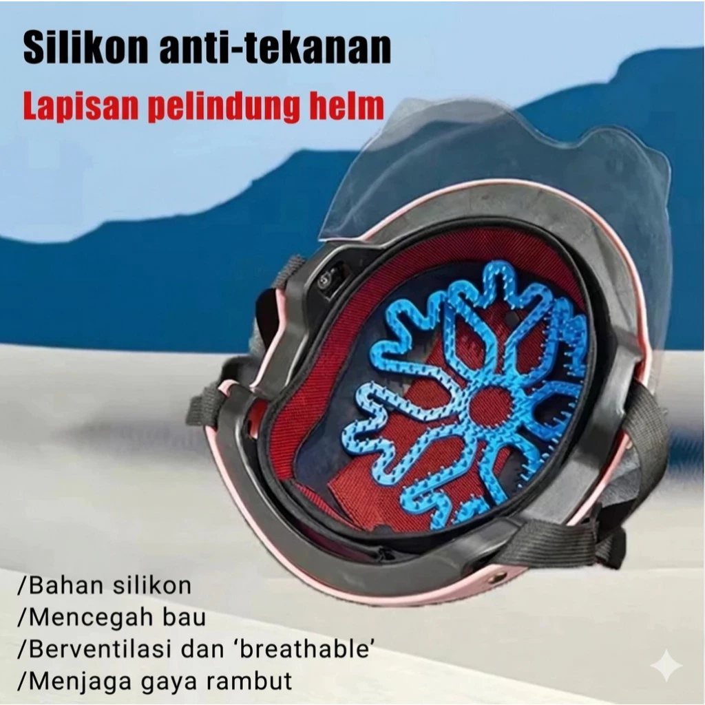 Bantalan Silikon Helm - Foto 1