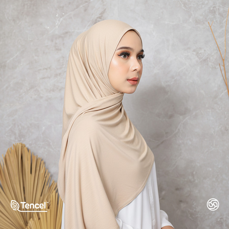Samora Signature Hijab Instan Jilbab Segitiga Instan Serena TENCEL Series Antibacterial Breathable