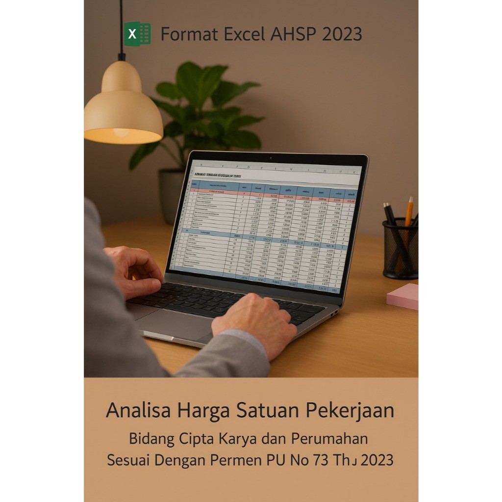 Jual Format AHSP 2023 Bidang Cipta Karya dan Perumahan File Excel ...