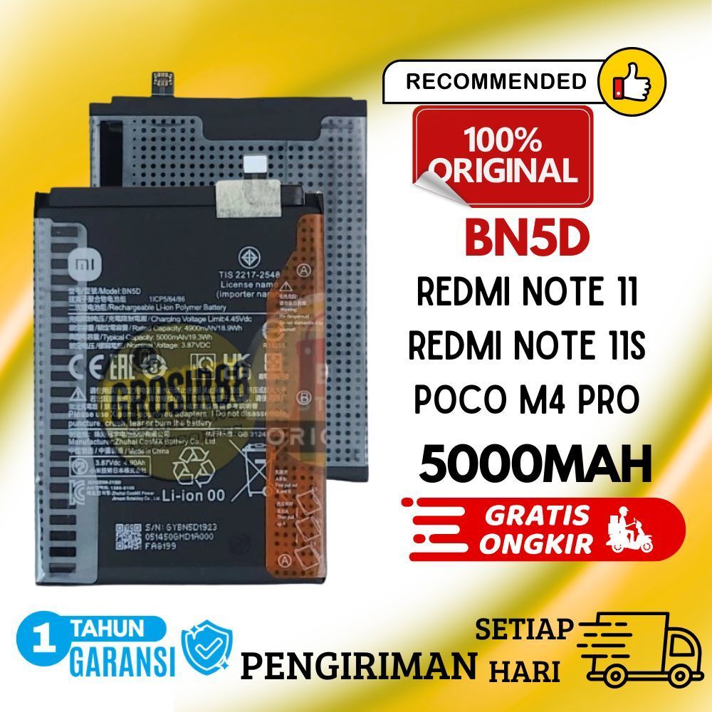 Jual Baterai Redmi Note 11 Terlengkap & Harga Terbaru Juli 2026 ...