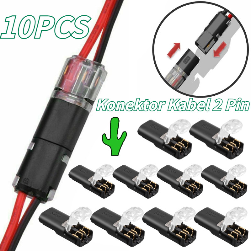 Jual 10PCS Kabel Konektor Soket Terminal Quick Connector / Konektor ...
