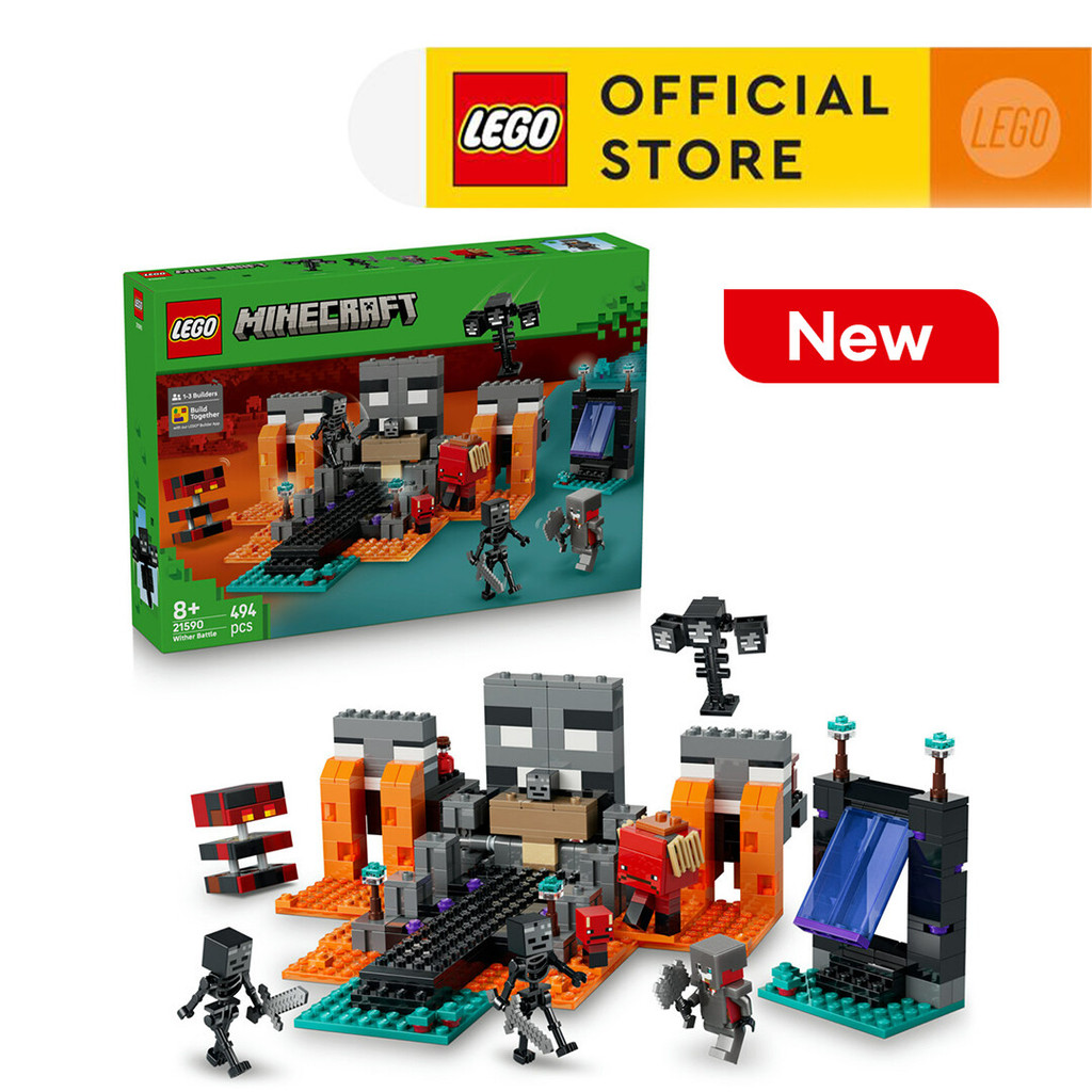 Jual LEGO Minecraft 21590 Wither Battle (494 Pieces), Building Block ...