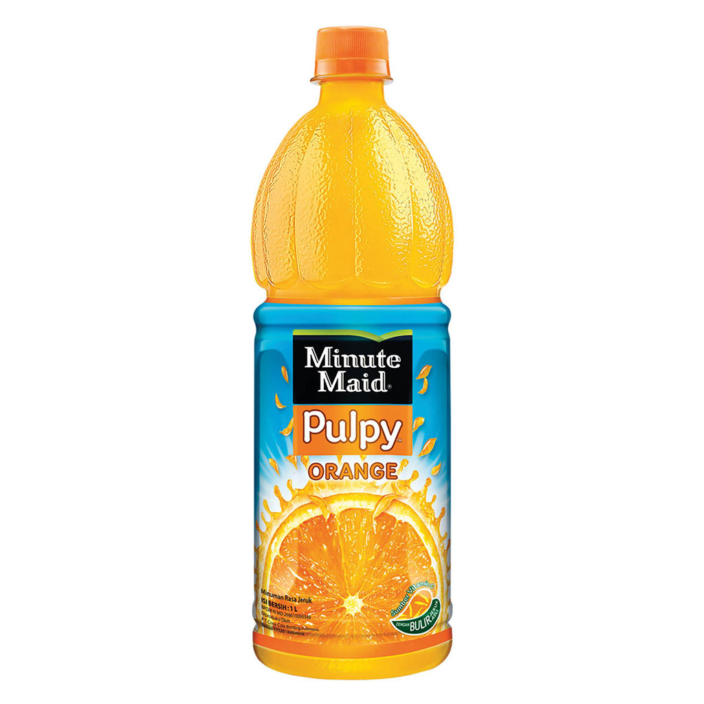 Jual MINUTE MAID PULPY ORANGE JUICE PET 1LT | Shopee Indonesia