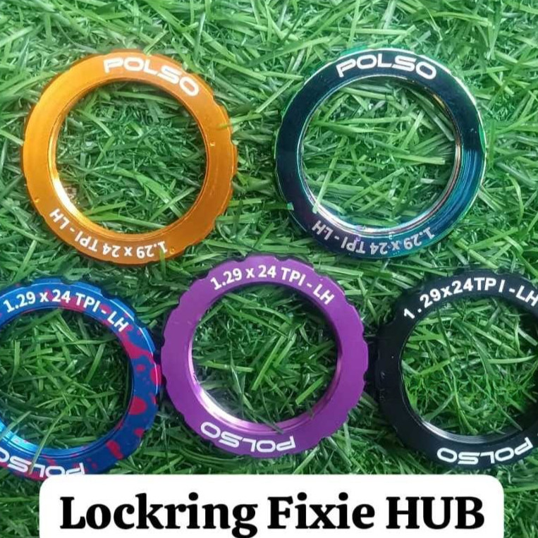 Jual Polso Lockring Pengunci Hub Fixie 1.29 x 24 COG Sprocket Gear ...