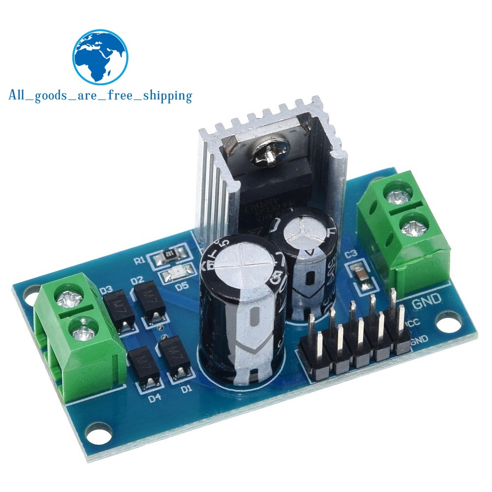 Jual TZT AC / DC 12V 1.5A Voltage Regulator Filter Rectifier Module ...