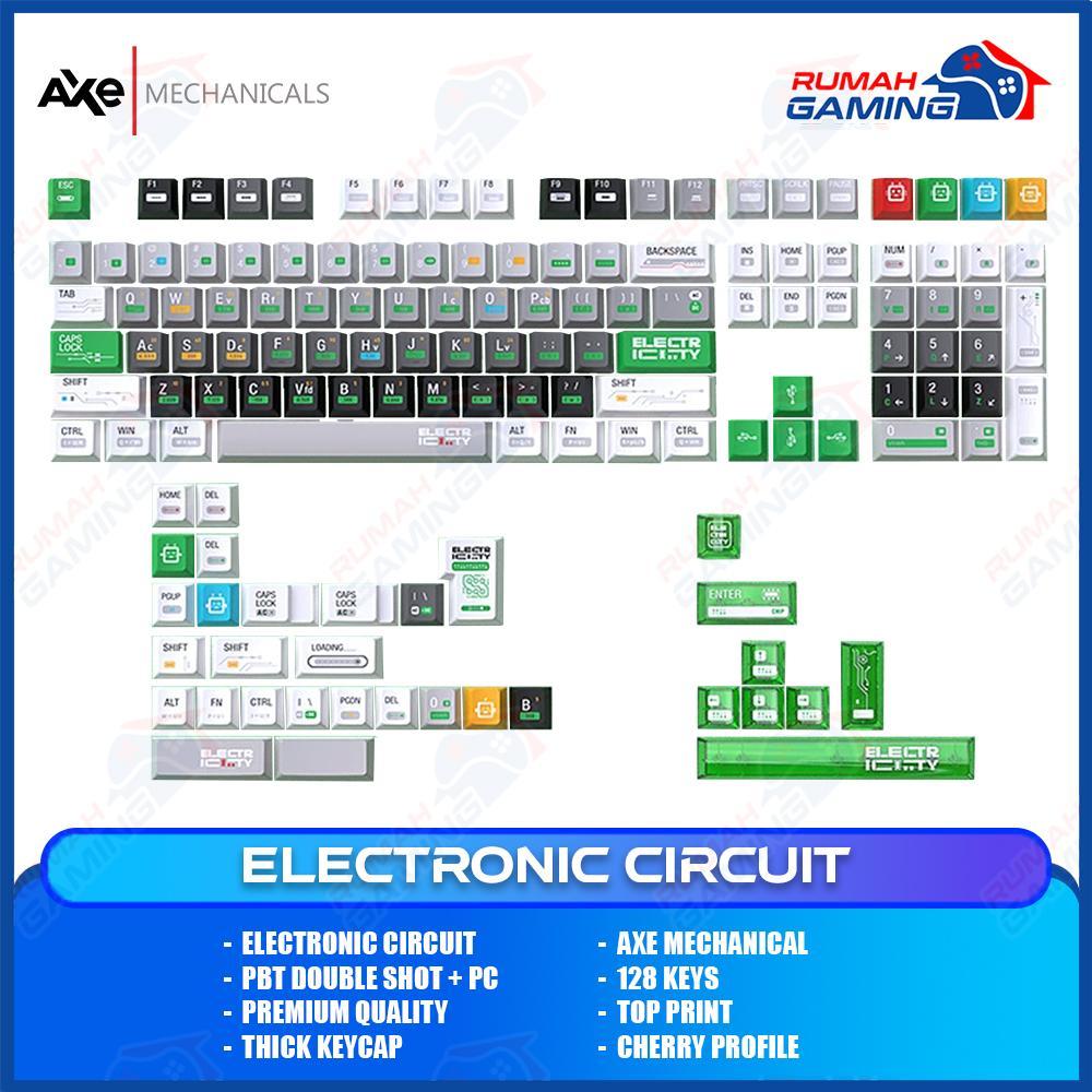 Jual KEYCAP - KEYCAPS - CHERRY - ELECTRIC CITY - PBT DOUBLE SHOT + PC ...