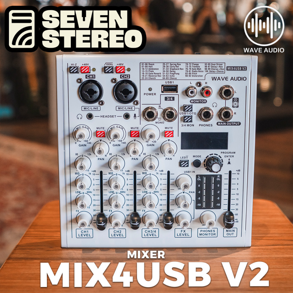 Jual Wave Mix4USB V2 4 Channel Mixer Audio Original | Shopee Indonesia