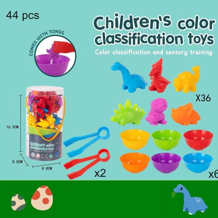 Jual Counting Animals Matching Game Color Sorting Toys Mainan Anak ...