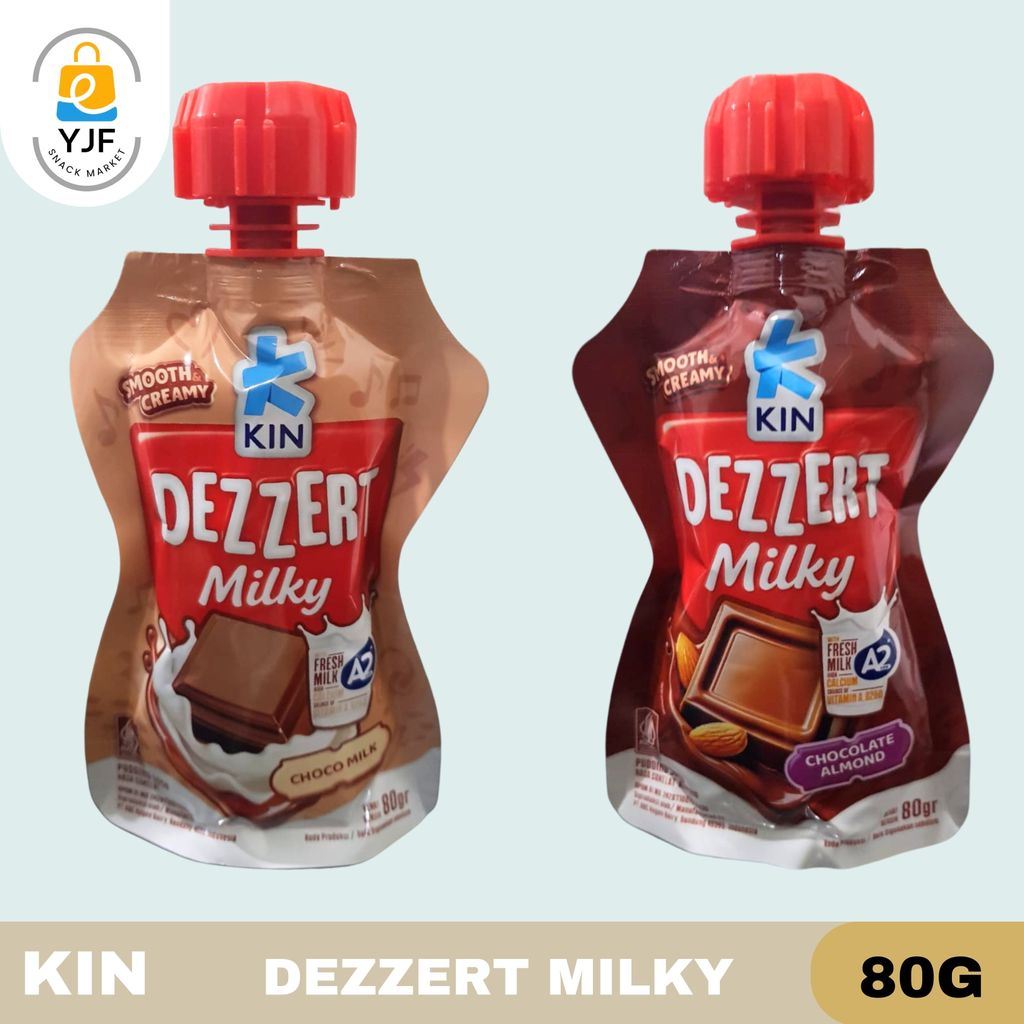 Jual Kin Dezzert Milky 80g / Chocolate Almond / Chocolate Milk / Puding ...