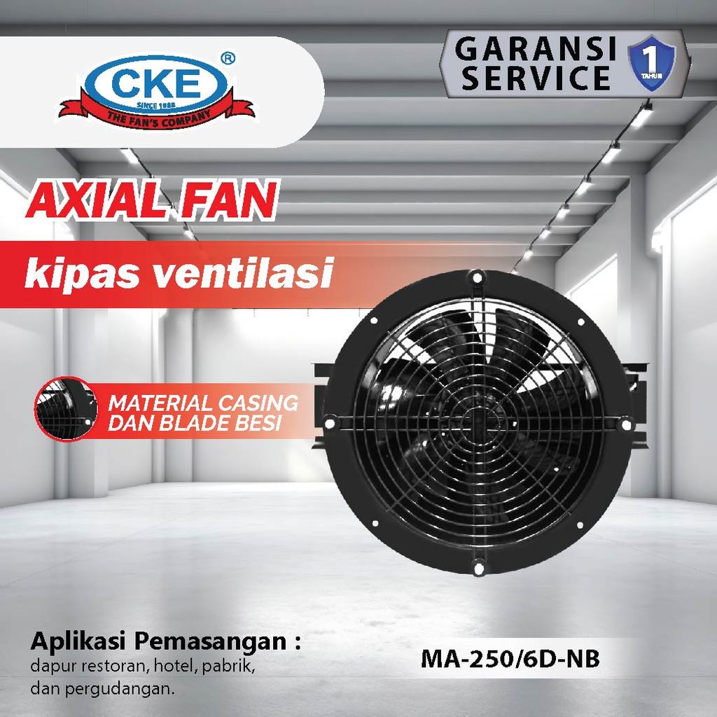 Jual CKE Axial Fan 220V – Blower Industri Ventilasi Gudang Pabrik ...