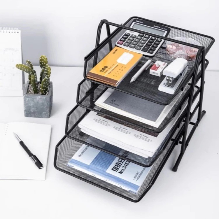 Jual Rak Kertas Dokumen 4 Susun Rak File Besi Paper Document Letter ...