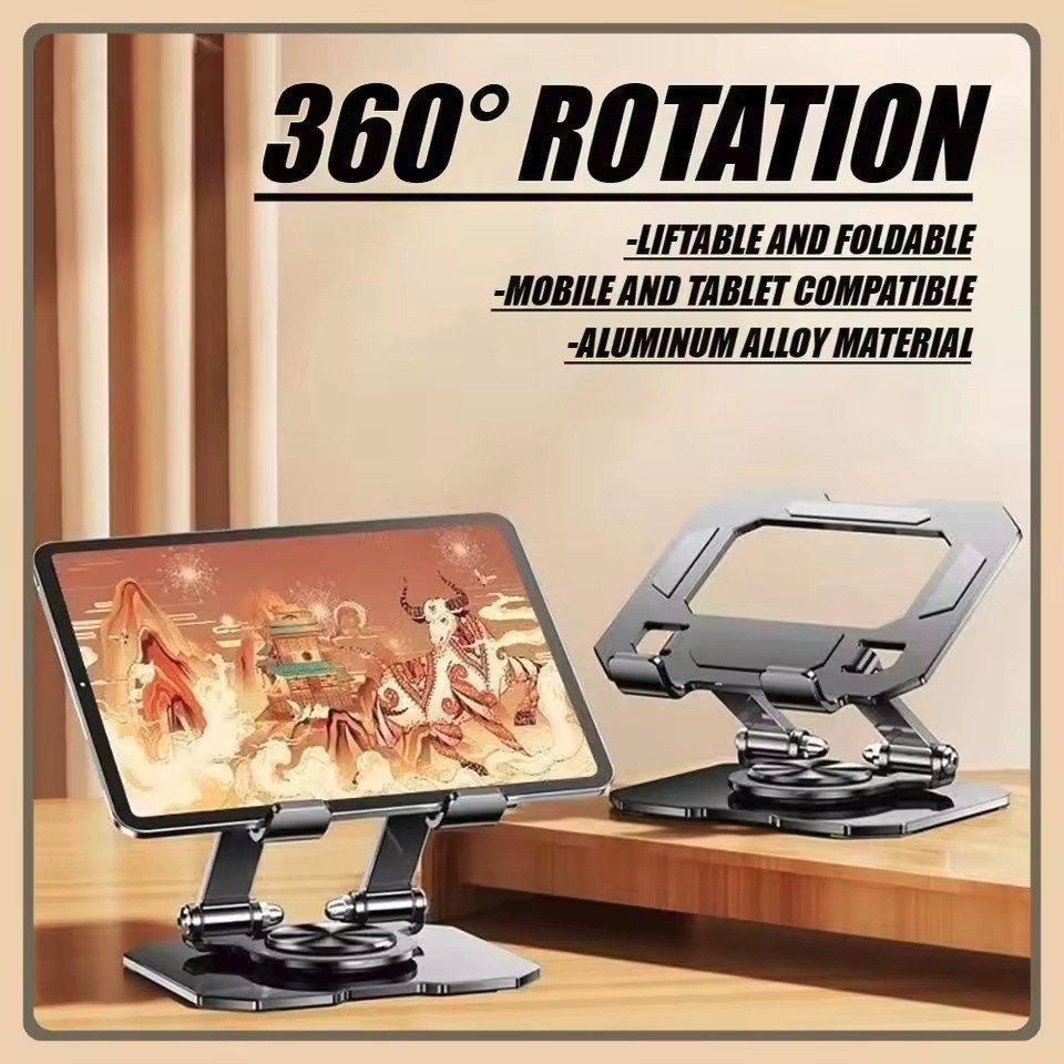Jual Metal Tablet Stand Universal Rotasi 360° Compatible | Shopee Indonesia