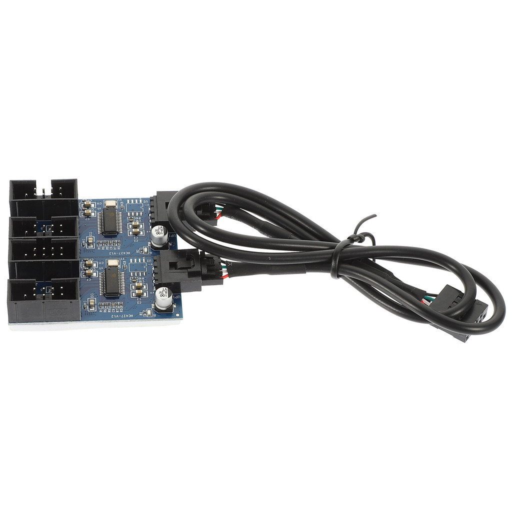 Jual Usb20 1 To 4 Port 9Pin Header Extension Adapter Splitter Hub For ...