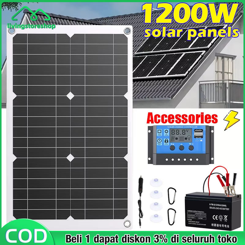 Jual Panel Surya 30W/60W/100W/120W/150W Panel Tenaga Surya ...