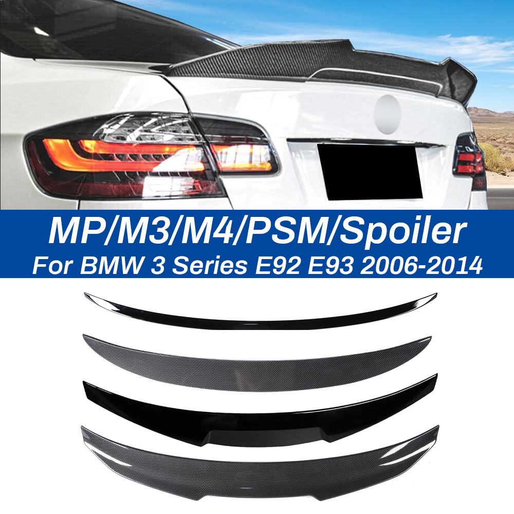 Jual M3 M4 MP PSM Style Roof Spoiler Lip Rear Bumper Trunk Wing Tail ...