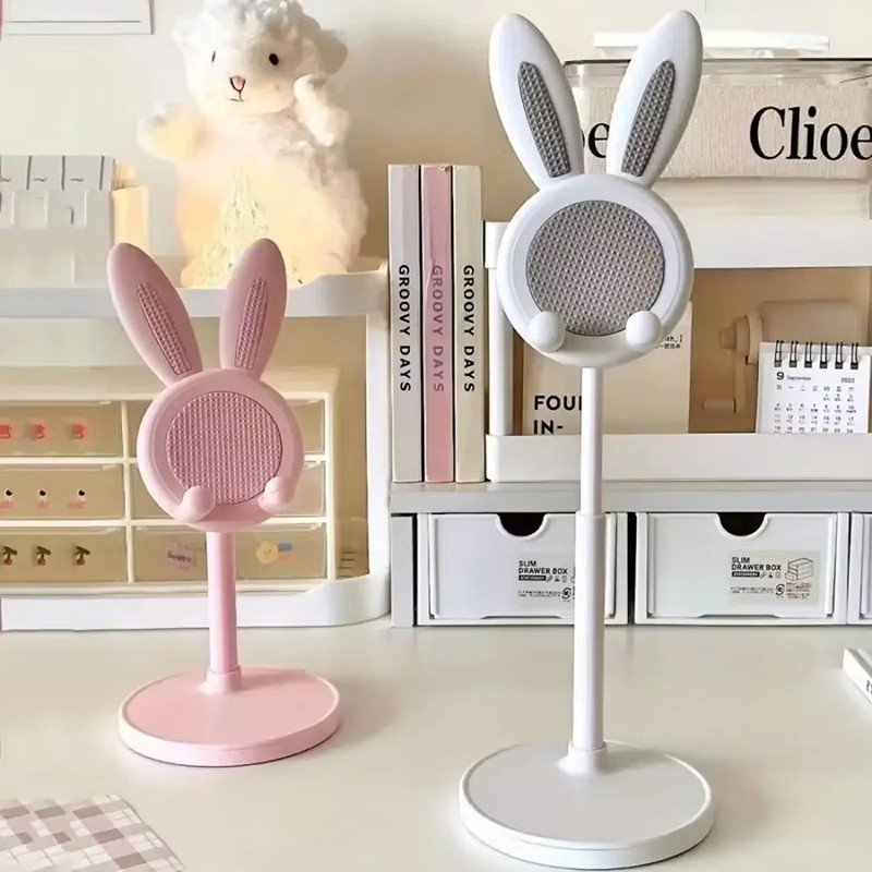 Jual Telescopic Cute Bunny Phone Holder Lovely Rabbit Desktop Laptop ...