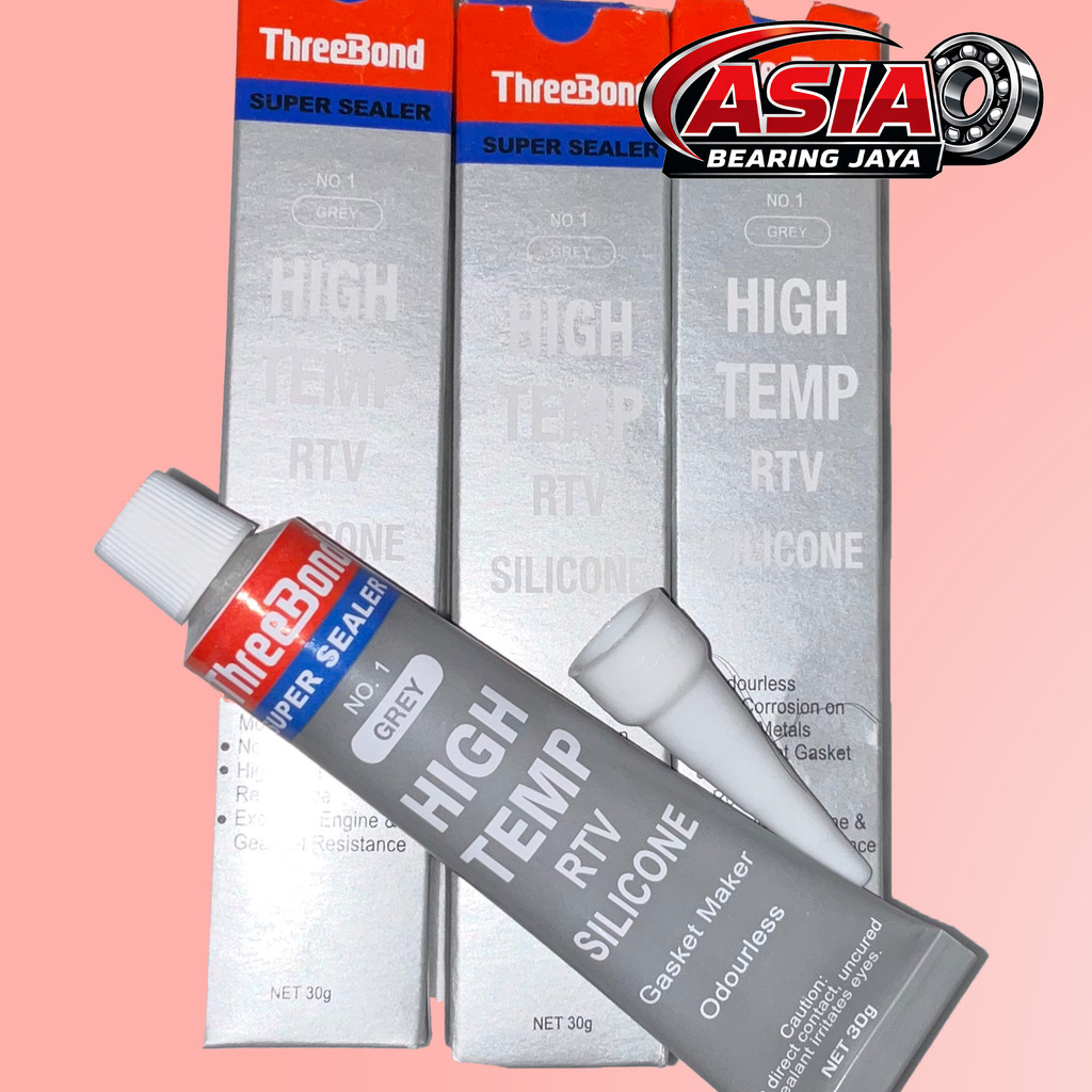 Jual COD THREEBOND High Temp RTV Liquid Gasket Grey 30 gram Lem Paking ...