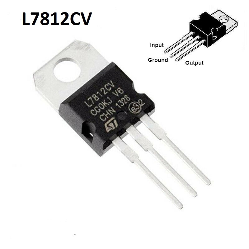 Produktbild von 10 Stück L7812CV Spannungsregler 12V / 1,5A – TO-220, Geeignet Für Netzteile & Stabilisierung