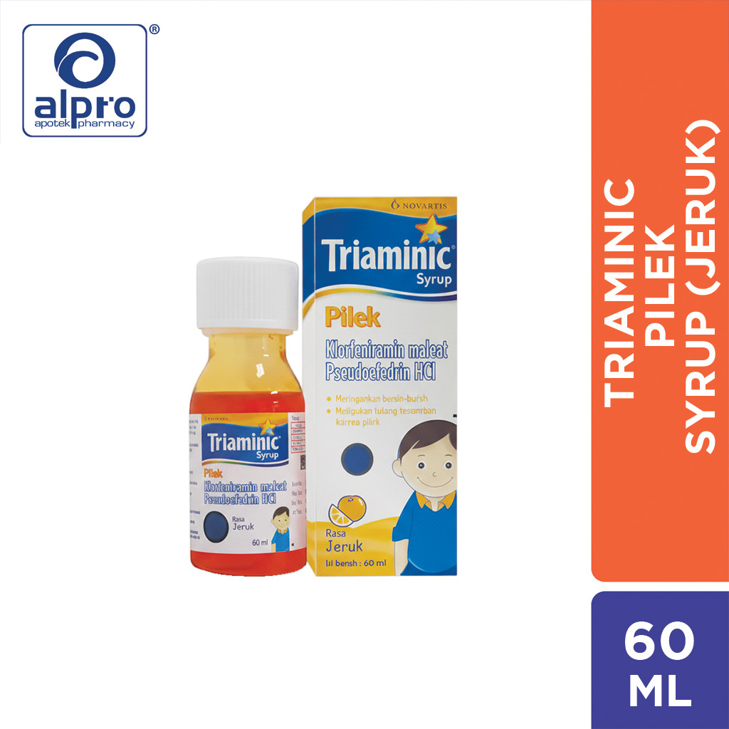 Jual Triaminic Pilek Rasa Jeruk Syrup 60Ml | Shopee Indonesia