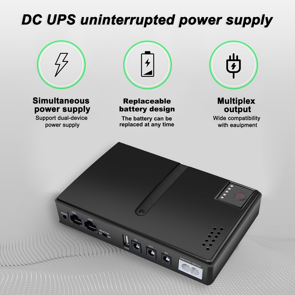 Jual DC UPS No Battery 18W Router 5V9V12V Optical Modem Monitor Phone ...